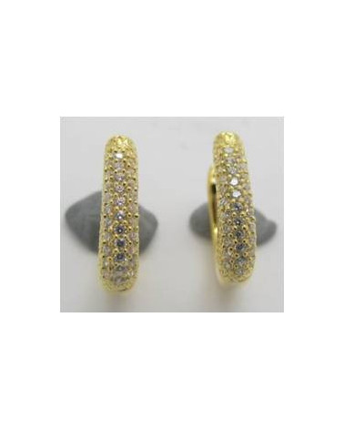 Boucles d'oreilles "Créoles Bubble" Diamants 0,25ct/62