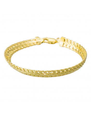 Bracelet Or Jaune 375/1000 Maille "Ares"